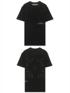 Backbone Arrow Oversized Short Sleeve T-Shirt Black - OFF WHITE - BALAAN 6