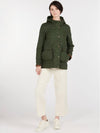 Women's Victoria Wax Cotton Jacket Green - BARBOUR - BALAAN 5