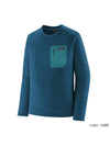 R1 Air Crewneck Pullover Knit Top Lagom Blue - PATAGONIA - BALAAN 1