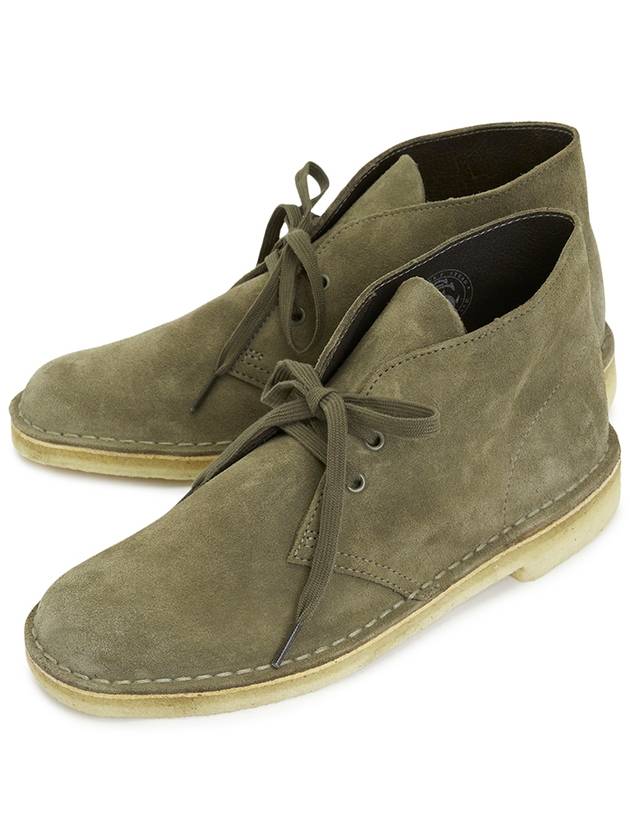 Desert Suede Ankle Boots Khaki - CLARKS - BALAAN 2