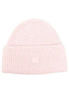 Small Face Logo Beanie Pink - ACNE STUDIOS - BALAAN 2