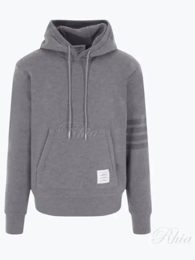 4 Bar Stripe Hoodie Grey - THOM BROWNE - BALAAN 2