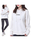 Logo Print Cotton Hoodie White - JIL SANDER - BALAAN 2