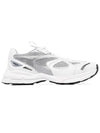 Men's Marathon Runner Low Top Sneakers White Silver - AXEL ARIGATO - BALAAN 3