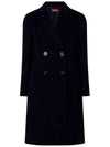 MANUEL Wool Coat Navy 60161629 010 - MAX MARA - BALAAN 1