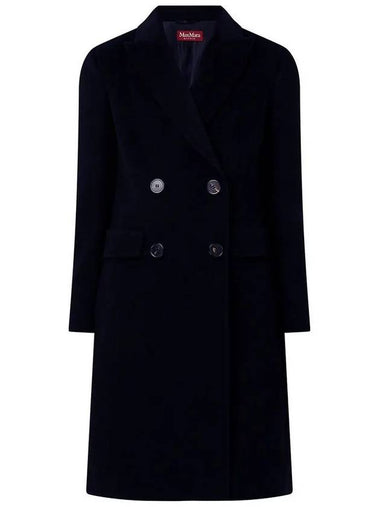 MANUEL Wool Coat Navy 60161629 010 - MAX MARA - BALAAN 1