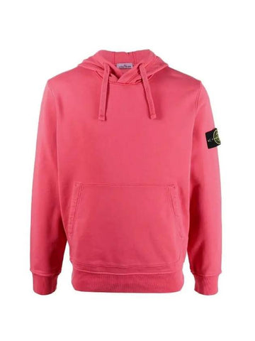 Wappen Patch Classic Fleece Hoodie Red - STONE ISLAND - BALAAN 1