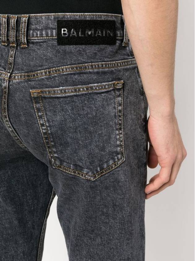 Denim Straight Jeans Blue - BALMAIN - BALAAN 6