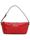 GG Marmont Shoulder Bag Red - GUCCI - BALAAN 3