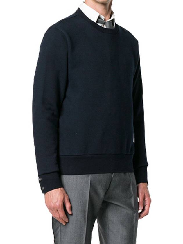 Center Back Stripe Crewneck Sweatshirt Navy - THOM BROWNE - BALAAN 5