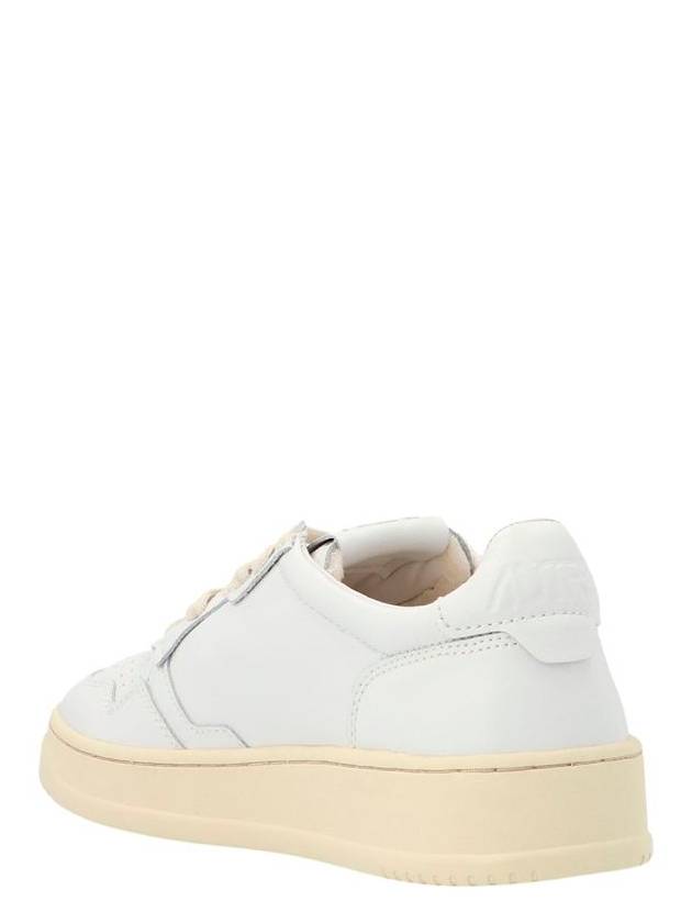 Medalist Leather Low Top Sneakers White - AUTRY - BALAAN 3