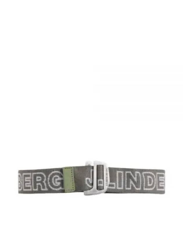 Lennon Webbing Logo Belt Oil Green - J.LINDEBERG - BALAAN 2