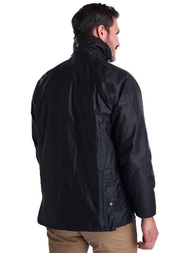 Bedale Wax Half Lined Jacket Navy - BARBOUR - BALAAN 4