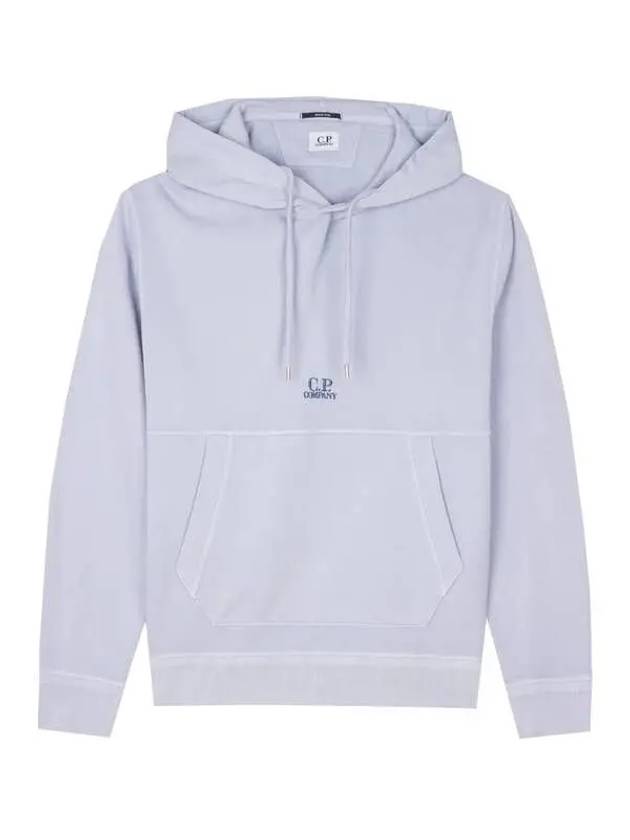 Central Logo Hoodie Cosmic Sky - CP COMPANY - BALAAN 2