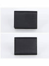 Soft Grained Leather Half Wallet Black - LOEWE - BALAAN 3