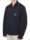 Metropolis Logo Shirt Jacket Navy - CP COMPANY - BALAAN 4