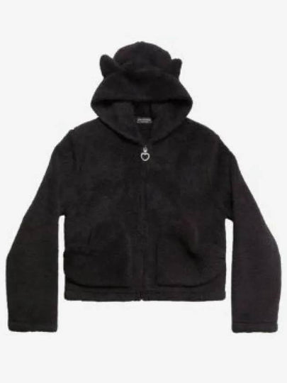 Softwear Heart Zip-up Hoodie Black - BALENCIAGA - BALAAN 2