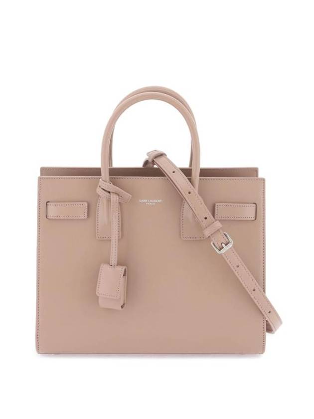 Sac de Jour Baby Smooth Leather Tote Bag Beige - SAINT LAURENT - BALAAN 1