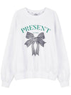 Ribbon Present Sweatshirt Ivory - METAPHER - BALAAN 6