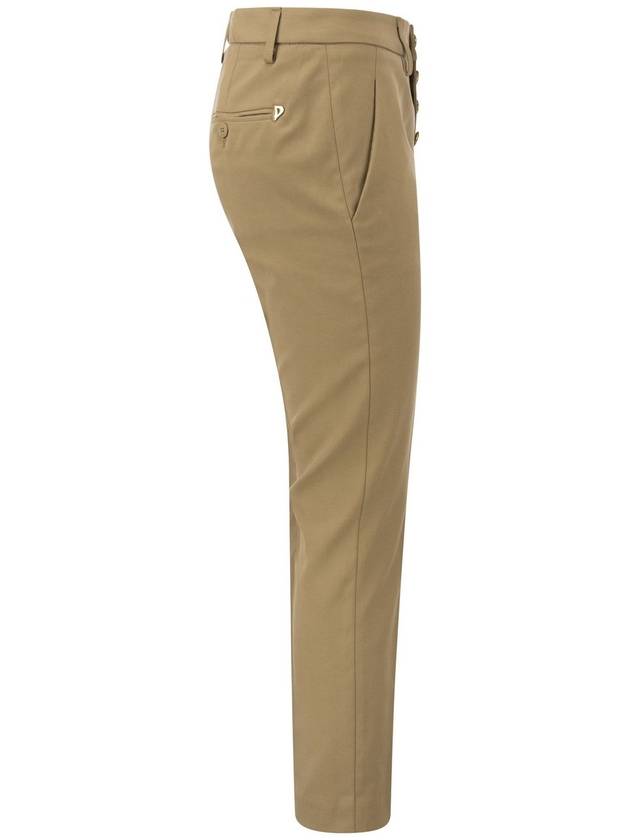 CARMEN - Slim gabardine lyocell trousers - DONDUP - BALAAN 3