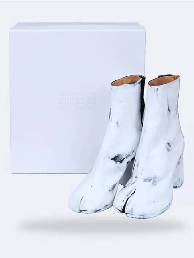 Paint Tabi Ankle Middle Boots White - MAISON MARGIELA - BALAAN 9