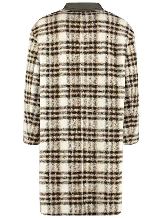 Men's Kinston Check Reversible Single Coat Ivory - ISABEL MARANT - BALAAN 4