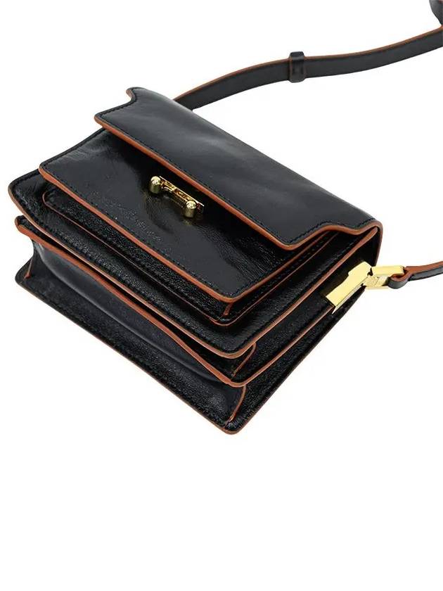 Trunk Soft Mini Shoulder Bag Black - MARNI - BALAAN 5