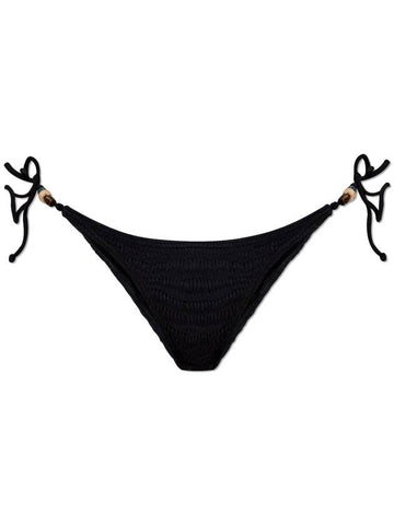 Bond-Eye Bottom Of Swimsuit Beaded Tie, Women's, Black - BOND-EYE - BALAAN 1