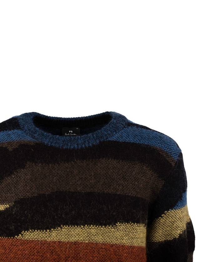 Paul Smith Multi-Wave Stripe Cotton-Mohair Sweater - PAUL SMITH - BALAAN 3