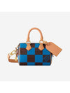 Speedy 18 Bandouliere Damier Pop Tote Bag Blue - LOUIS VUITTON - BALAAN 1