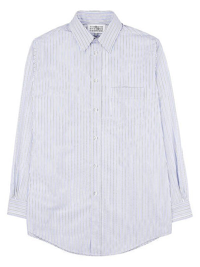 Women's Striped Shirt Blue - MAISON MARGIELA - BALAAN 2