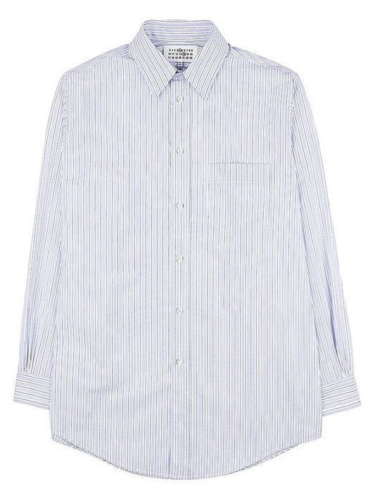 Women's Striped Shirt SI0DL0001 S52651 001F - MAISON MARGIELA - BALAAN.