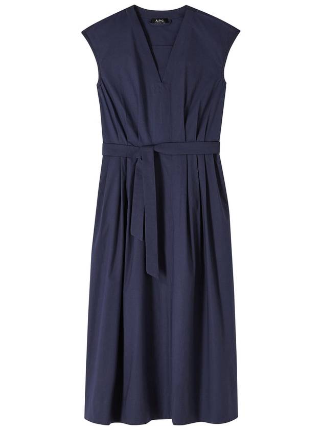 Willow Long Dress Dark Navy Blue - A.P.C. - BALAAN 2