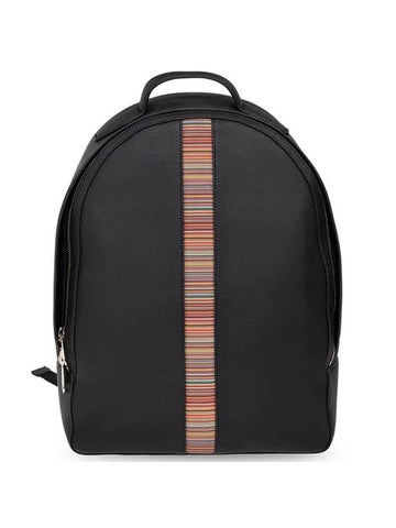 Striped Line Backpack Black - PAUL SMITH - BALAAN 1