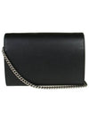 Chain Leather Chain Wallet Black - GUCCI - BALAAN 5