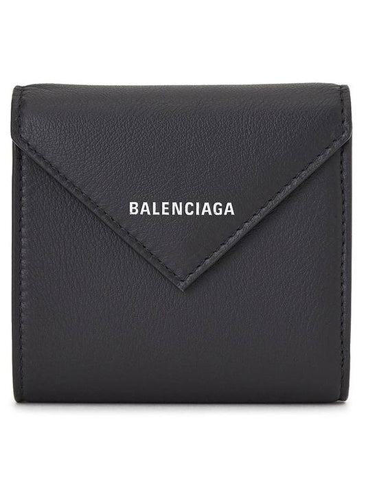 Papier bifold wallet black - BALENCIAGA - BALAAN 1