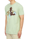 Spray Sphere Print T Shirt 3G01001CJ001M - VIVIENNE WESTWOOD - BALAAN 5