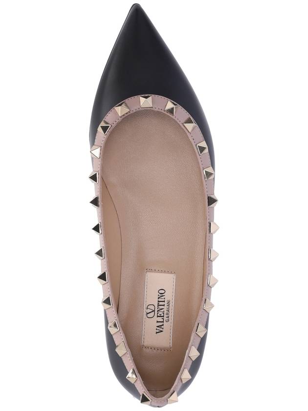 Valentino Garavani Flat shoes Black - VALENTINO - BALAAN 5