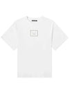 Stone Face Logo Short Sleeve T-Shirt White - ACNE STUDIOS - BALAAN 2