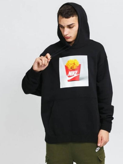 NSW Sole Food Hoodie Black - NIKE - BALAAN 2