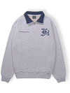 OVERFIT FD SYMBOL HALF ZIP-UP GRAY - FOREEDCLUB - BALAAN 1