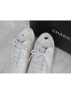 CC Logo Sneakers White G45077 40 5 - CHANEL - BALAAN 8