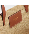 Teen Supple Classic Panier Raffia Tote Bag Tan - CELINE - BALAAN 6