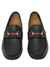 Men's Horsebit Loafers Black - GUCCI - BALAAN 2