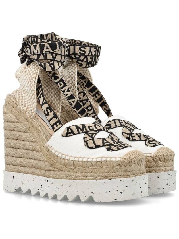 Stella McCartney Gaia Platform Espadrille Wedges - STELLA MCCARTNEY - BALAAN 2