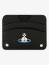 ORB Logo Card Wallet Black - VIVIENNE WESTWOOD - BALAAN 3