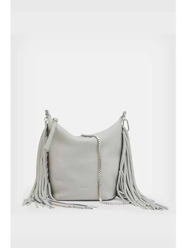 Ivarine Fringe Crossbody WB527W 7702 Light Gray - ALLSAINTS - BALAAN 1