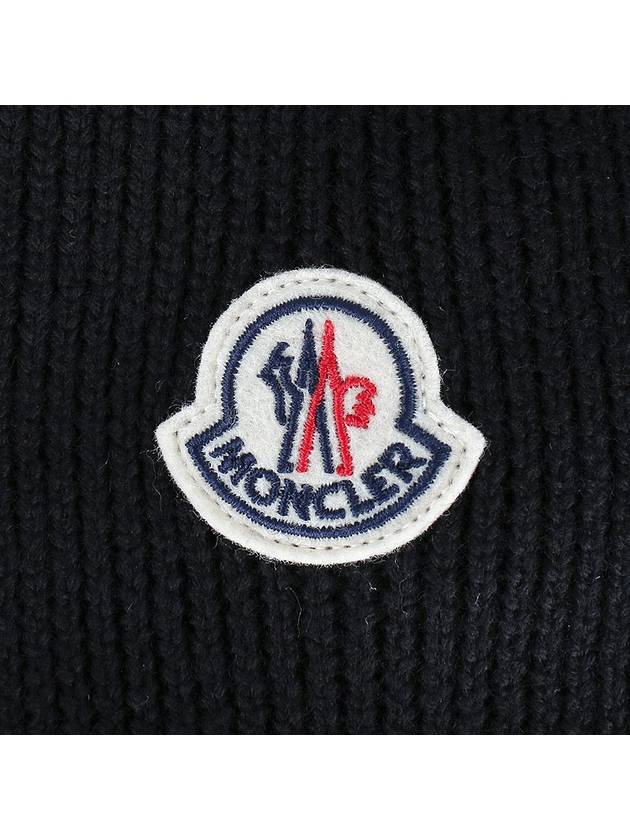 patch logo wool muffler 3C00017 A9342 999 - MONCLER - BALAAN 4