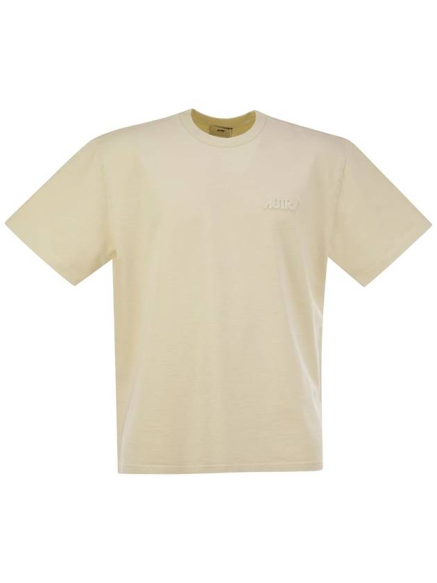 Loose T-shirt in compact cotton - AUTRY - BALAAN 1