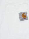 Pocket Short Sleeve T-Shirt White - CARHARTT WIP - BALAAN 5